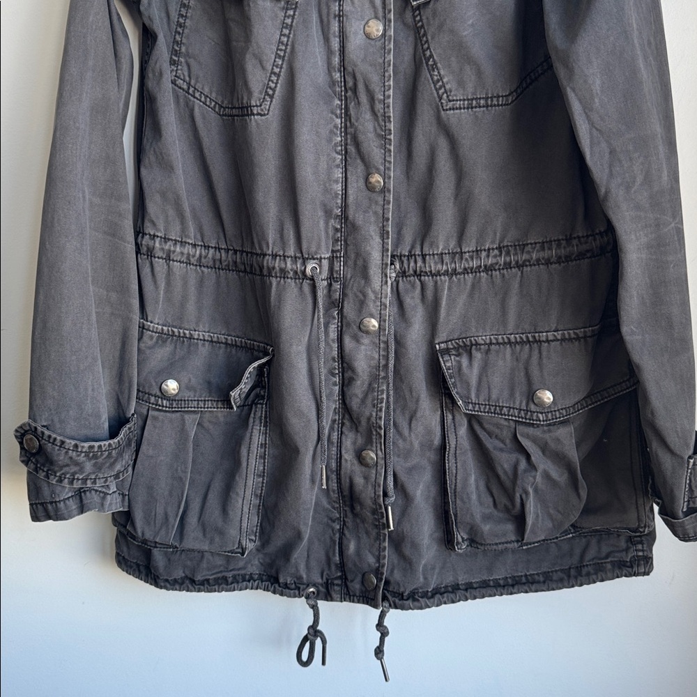 Talula Charcoal Utility Jacket - Picture 4 of 9